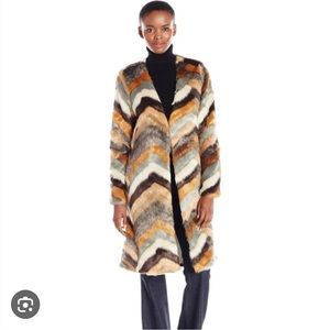 NWOT Tart Collections Faux Fur Coat XS